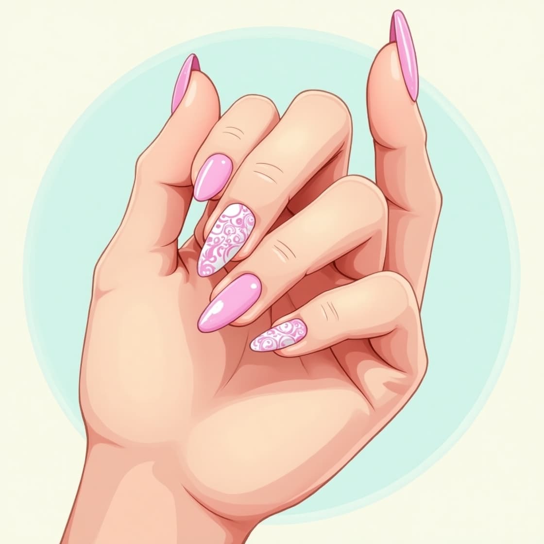Nail art sample